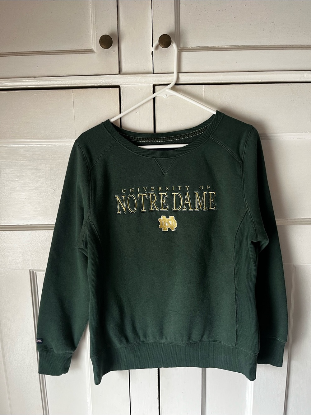 VTG - JanSport  - University of  Notre Dame Crewneck Sweatshirt - Women's Size M